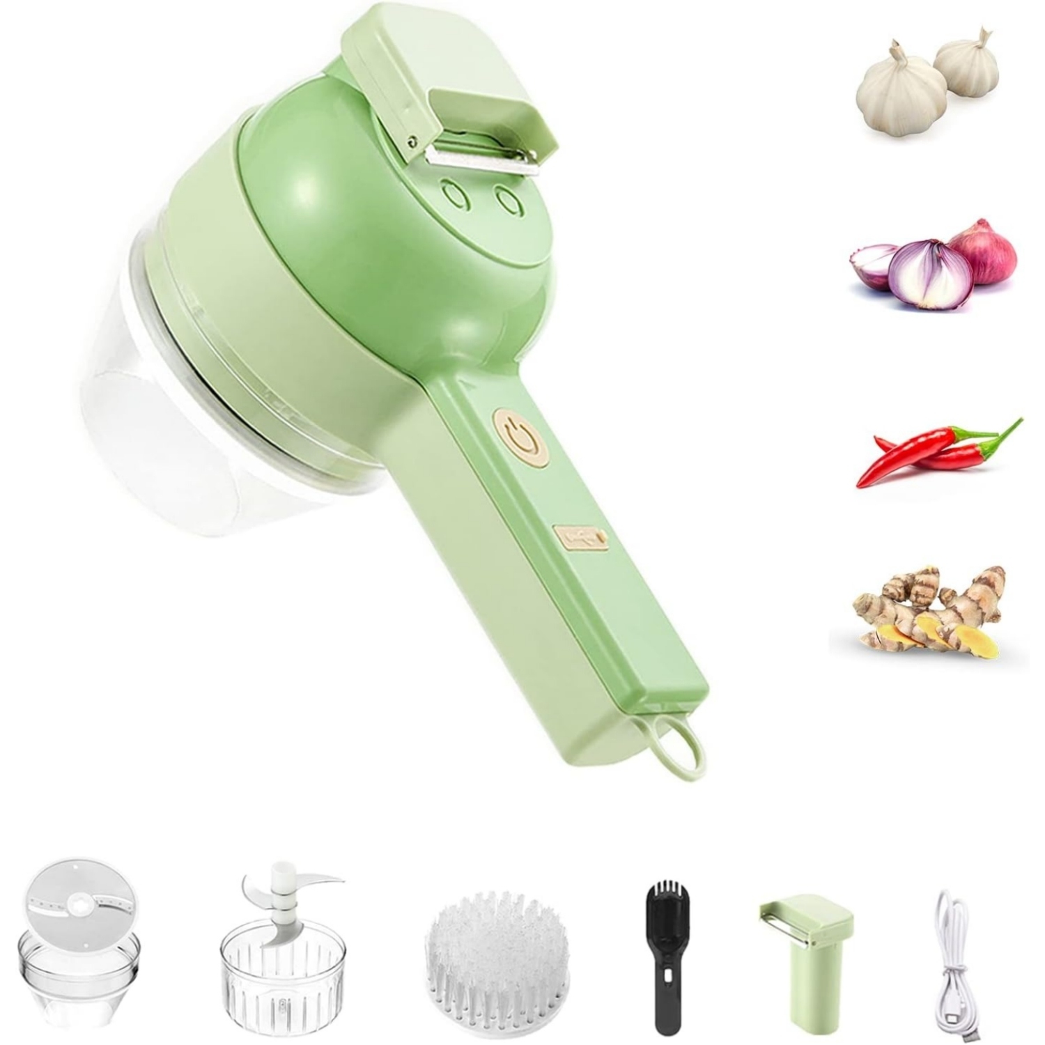 Health Wellness Lifestyle - 4 in 1 Auto Vegetable Chopper