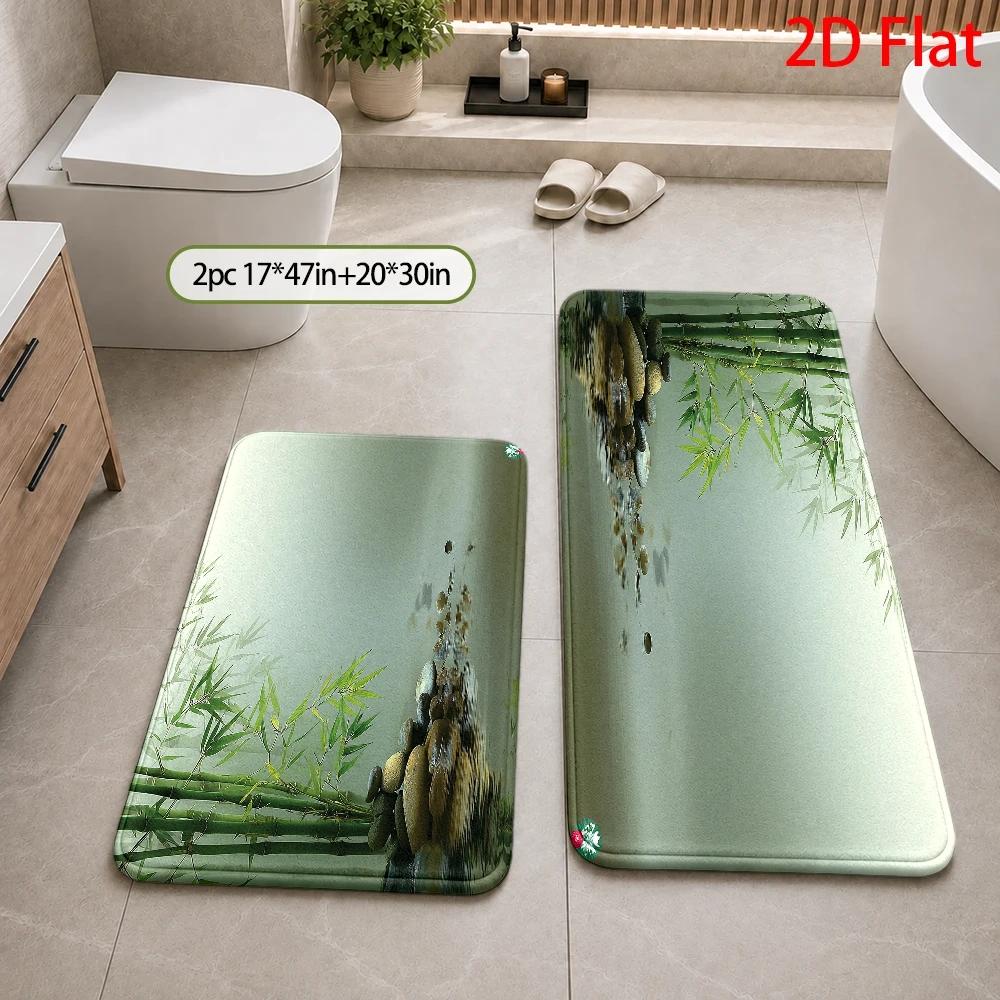 Waterproof Bathroom Bath Rug M - огляд і ціна Bamboo Bath Mat