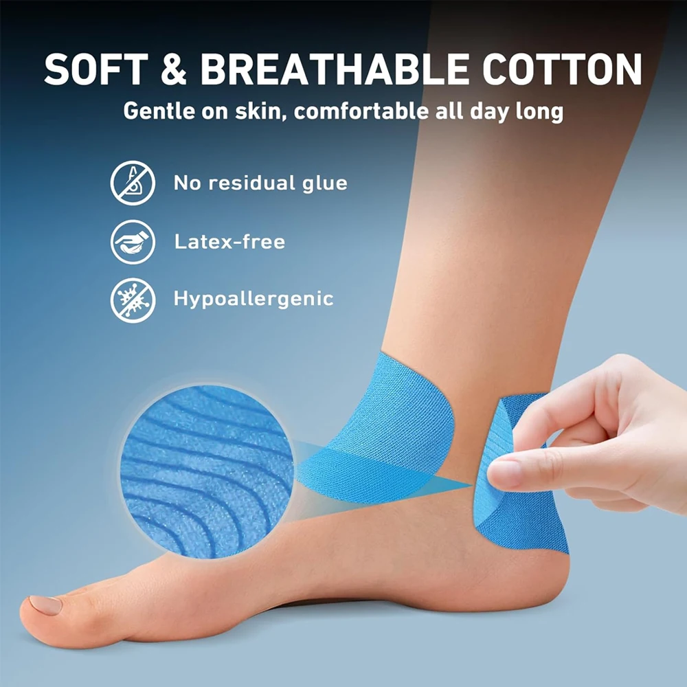 【20-Pack Precut Ankle Kinesiol - огляд і ціна Sports Taping Precut