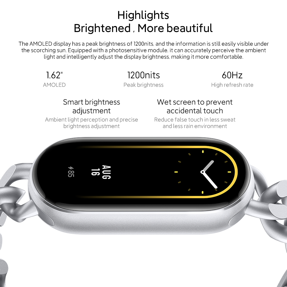 Xiaomi Mi Band 9 AMOLED Screen - огляд і ціна Health Wellness Bracelet