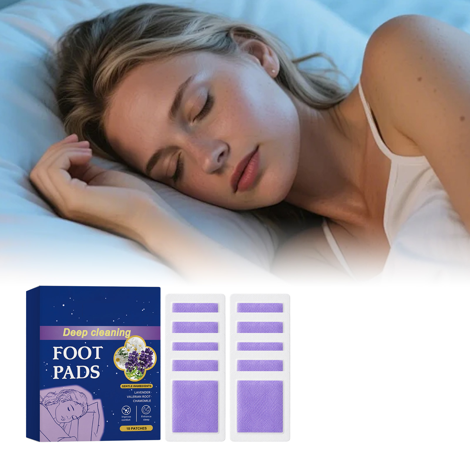 Deep Sleep Foot Patches Improv - огляд і ціна Detox Foot Patch